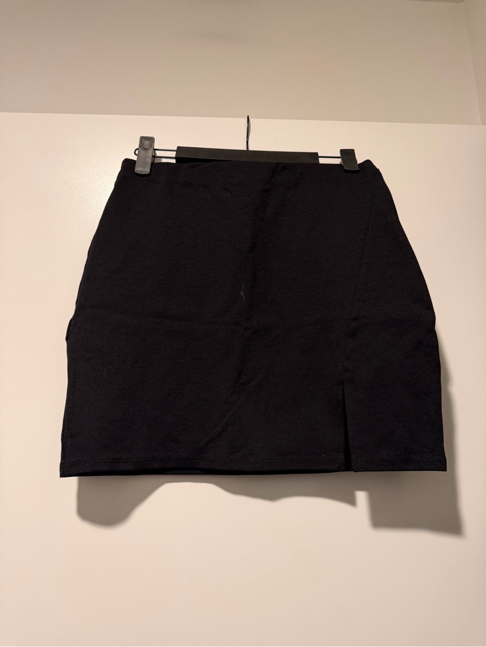 Windsor Black Textured Mini Skirt